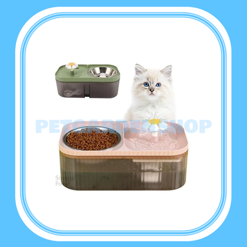 ظرف آب اتومات دوقلو برای آب و غذا 3 لیتری