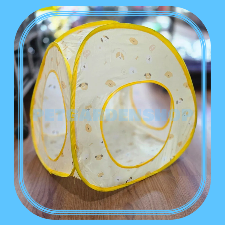 جای خواب گربه مدل چادر مسافرتی طرح دار