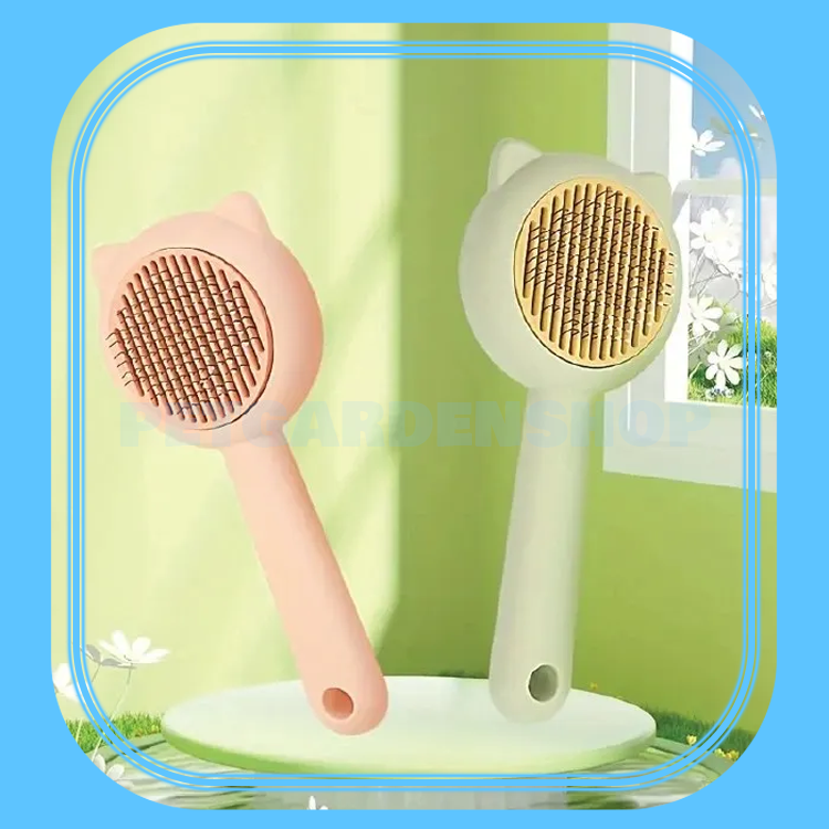 برس تخلیه دار سگ و گربه مدل گوش دار