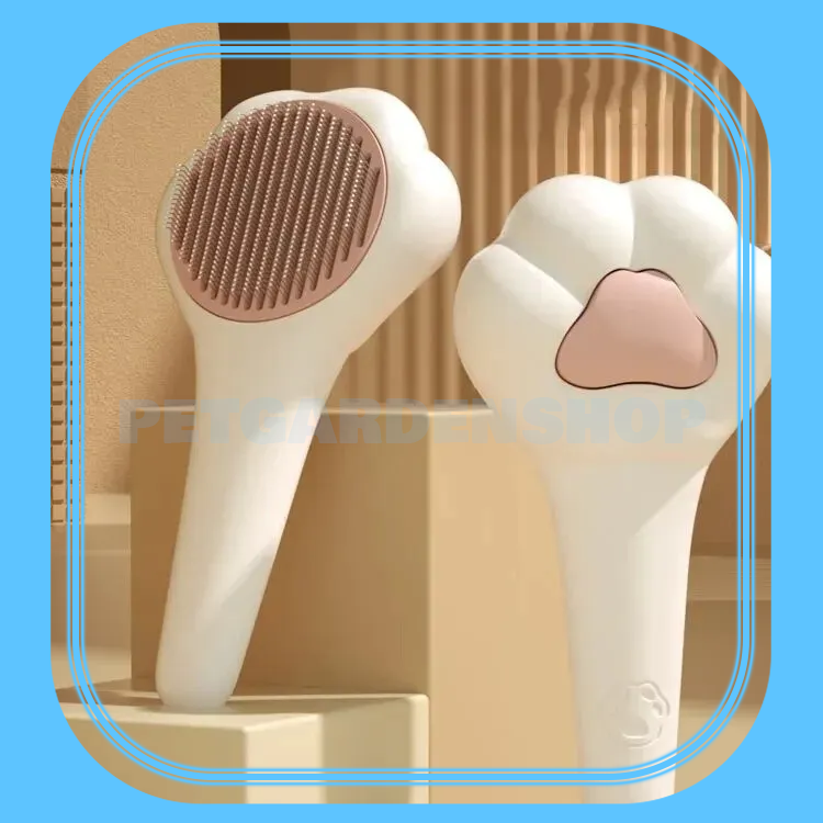 برس تخلیه دار سگ و گربه مدل پنجه خرسی
